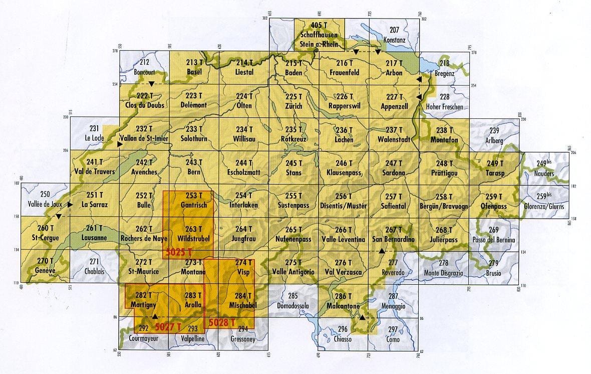 mapa švajčiarska psč