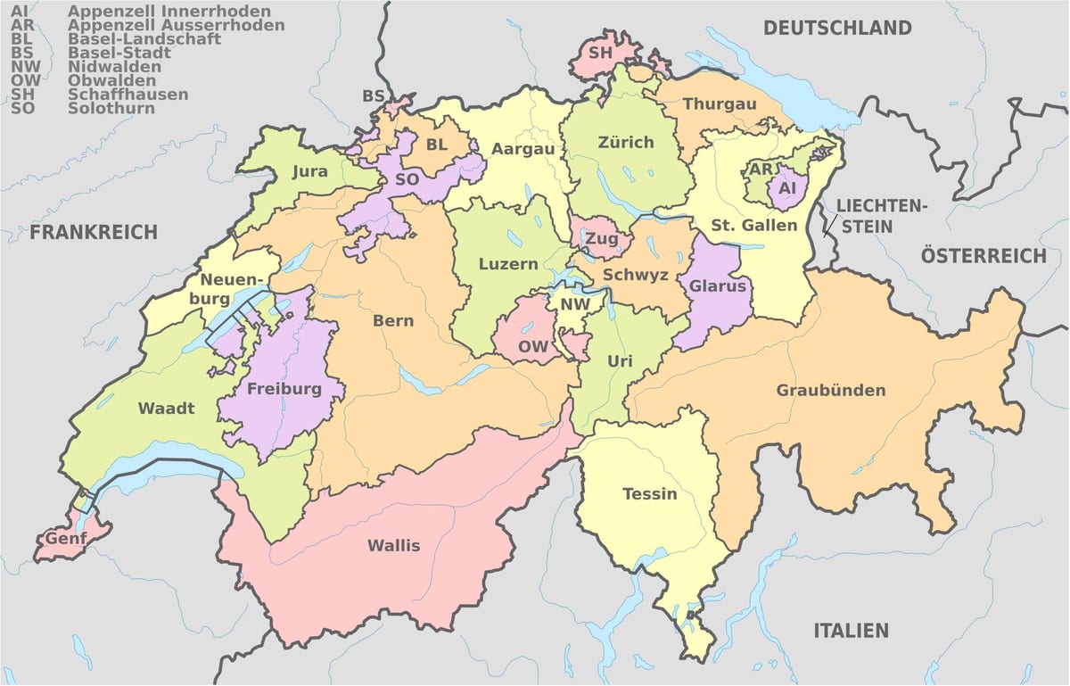 basel mapu švajčiarska