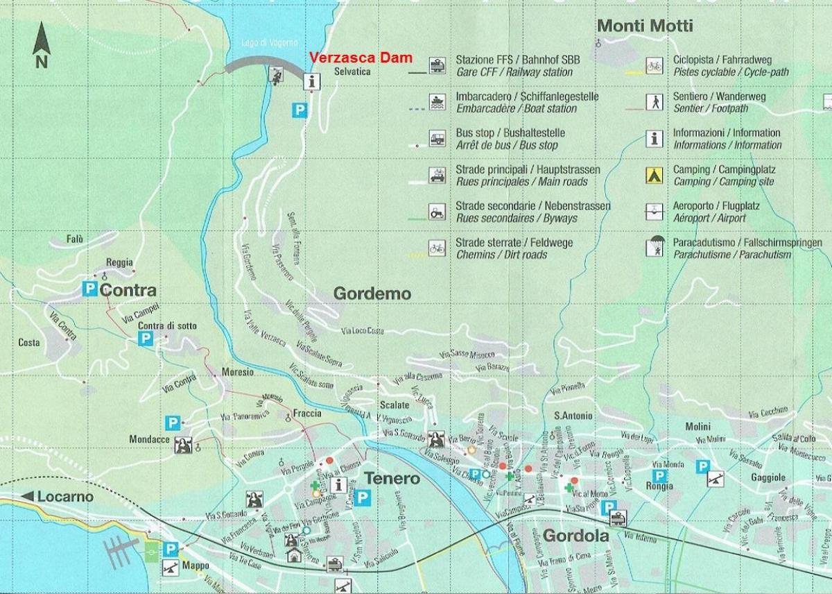 mapa camping švajčiarsko