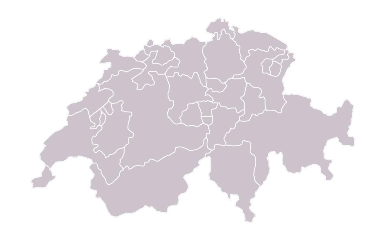 mapa prázdne mapu švajčiarska