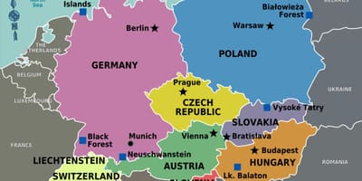 Mapa čierny les švajčiarsko 