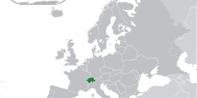Švajčiarsko mapy na svete