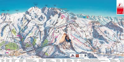 Mapa švajčiarska chodník