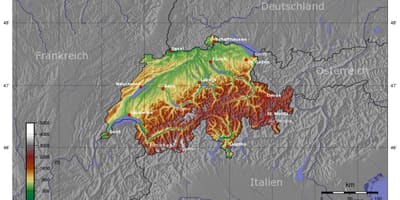 Mapa švajčiarska fasáda