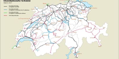 Mapa švajčiarska porty