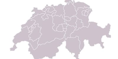 Mapa prázdne mapu švajčiarska